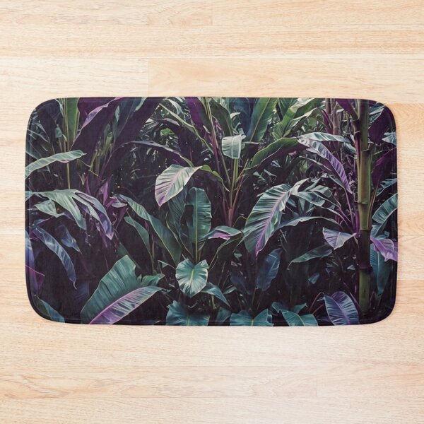 Item preview, Tropical Banana Leaves with Purple shade - Aesthetic Tropical Plants Foliage - Greenery - Fresh Dense Plants - Vegetation designed and sold by MyArt23.