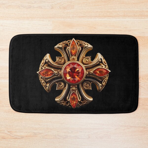Item preview, golden templar cross designed and sold by Buda--Vibes.