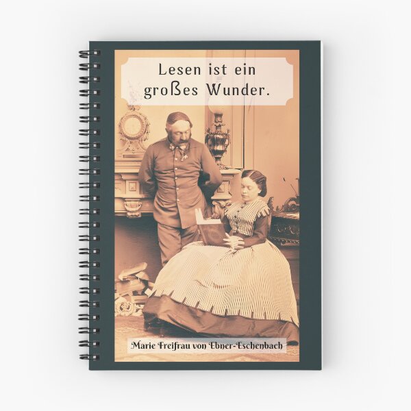 Item preview, Marie von Ebner-Eschenbach quote: Lesen ist ein großes Wunder. designed and sold by artbleed.