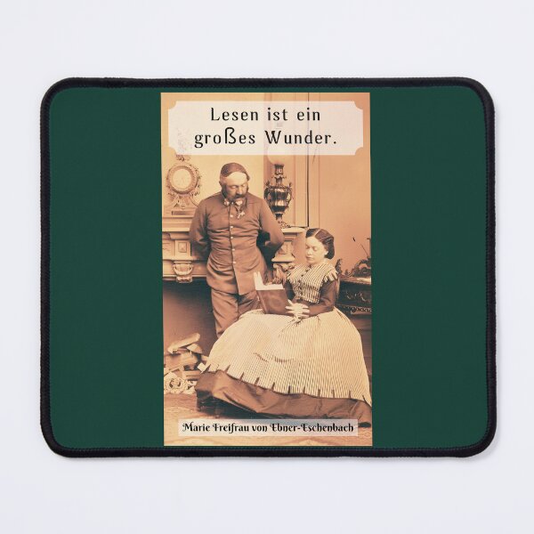 Item preview, Marie von Ebner-Eschenbach quote: Lesen ist ein großes Wunder. designed and sold by artbleed.