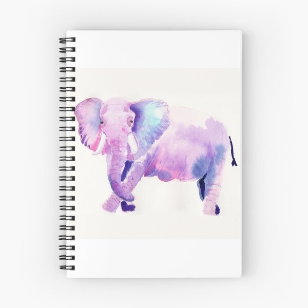 Item preview, Magenta watercolor elephant designed and sold by pgorostiza.