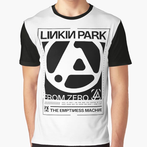 Artikel-Vorschau von Linkin Park From Zero, schwarz-weißes Box-Logo, designt und verkauft von AnsadoWinu.