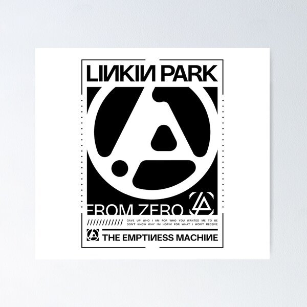 Item preview, Linkin Park From Zero, Black & White Box Logo designed and sold by AnsadoWinu.