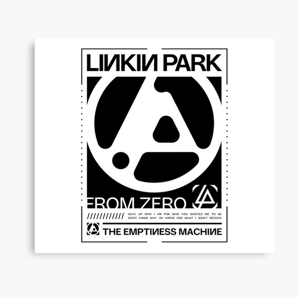 Item preview, Linkin Park From Zero, Black & White Box Logo designed and sold by AnsadoWinu.