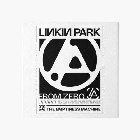 Item preview, Linkin Park From Zero, Black & White Box Logo designed and sold by AnsadoWinu.