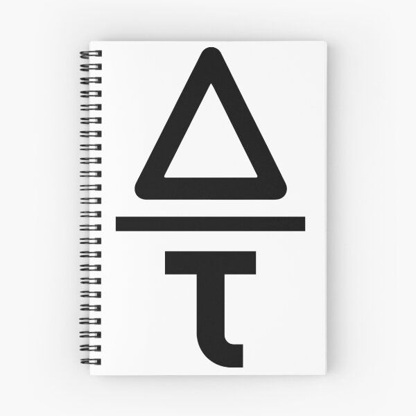 Item preview, Change Over Time - Physics Symbol Design designed and sold by AlmostSilent.