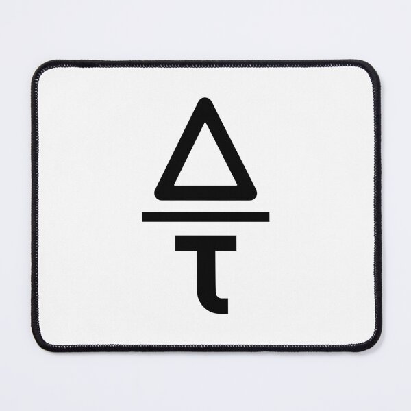 Item preview, Change Over Time - Physics Symbol Design designed and sold by AlmostSilent.
