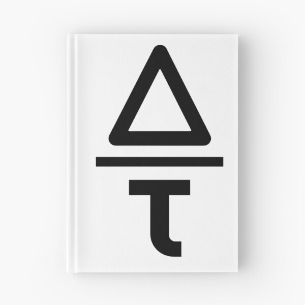 Item preview, Change Over Time - Physics Symbol Design designed and sold by AlmostSilent.