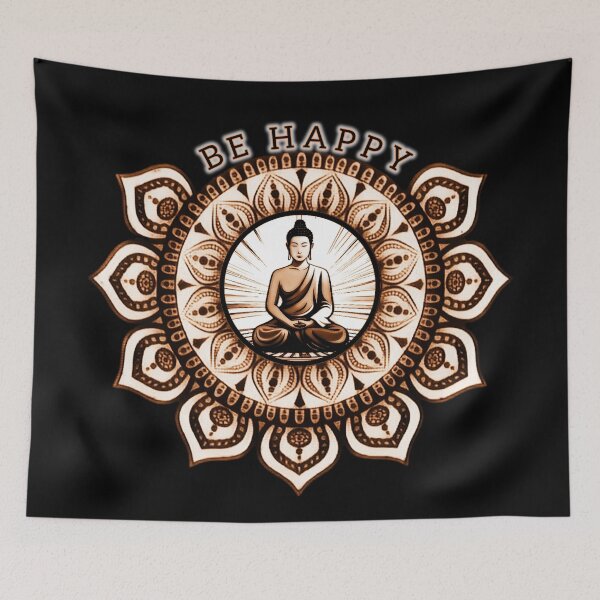 Item preview, Happy buddha designed and sold by Buda--Vibes.