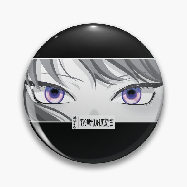 Item preview, Communicate Anime Eyes Monochrome Japanese Cozy Manga designed and sold by Otakurypto.