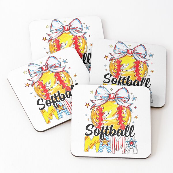 Item preview, Softball Mama Coquette, Brushstroke Softball Coquette designed and sold by Nateclar.
