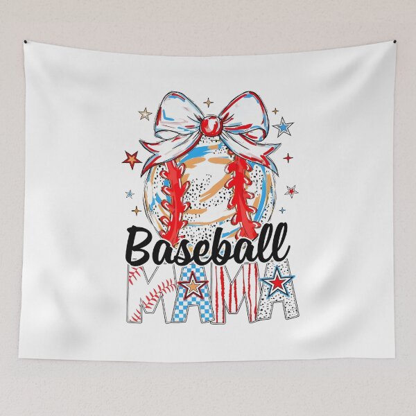 Artikelvorschau, Baseball Mama Coquette, Pinselstrich Baseball Coquette entworfen und verkauft von Nateclar.