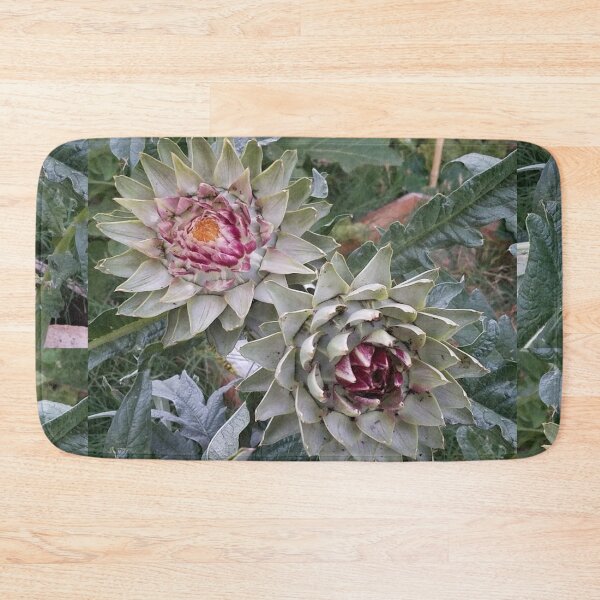 Item preview, globe artichoke plant flowering  designed and sold by Lizzilzil.