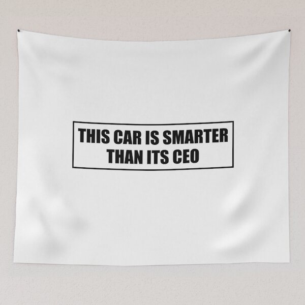 Item preview, This Car Is Smarter Than Its CEO - Anti Elon Funny designed and sold by PixVib.