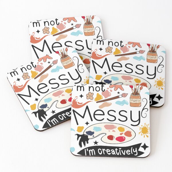 Item preview, Messy but Creative — Art Lover's Design designed and sold by CozyArtCo.