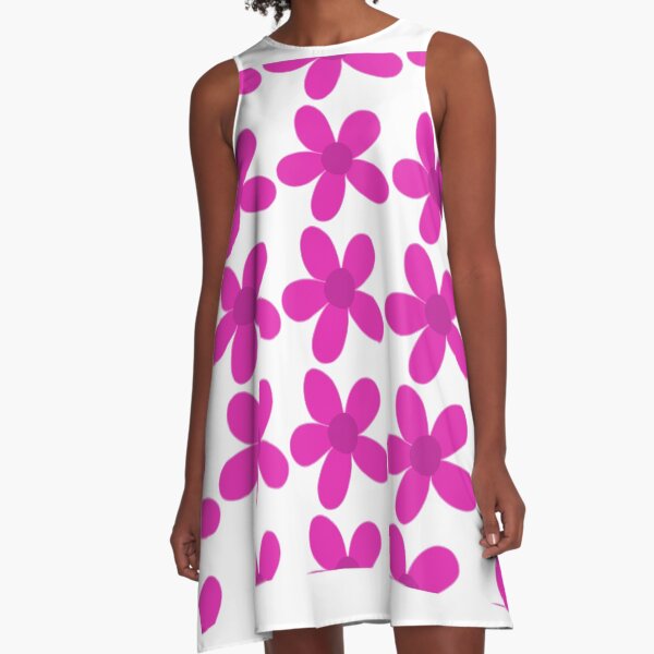 Item preview, Bright pink flowers designed and sold by Art by Tualeg.