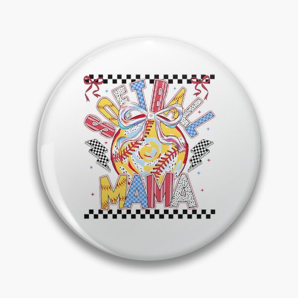 Item preview, Softball Mama, Brushstroke Softball Coquette designed and sold by Nateclar.