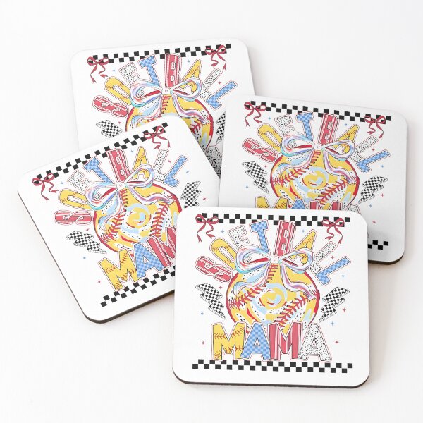 Item preview, Softball Mama, Brushstroke Softball Coquette designed and sold by Nateclar.