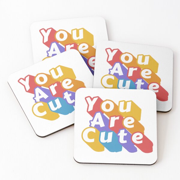 Item preview, You Are Cute – Bold & Playful Typography designed and sold by nav2107.