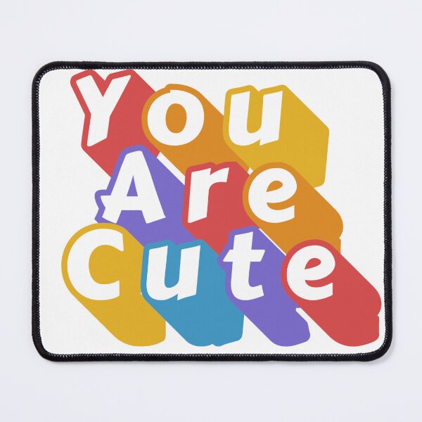 Item preview, You Are Cute – Bold & Playful Typography designed and sold by nav2107.