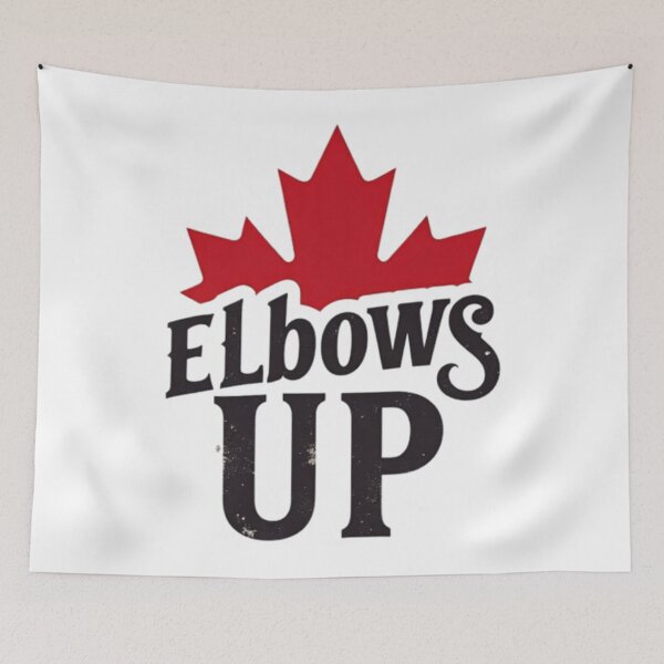 Item preview, Elbows Up Bold Canadian Spirit designed and sold by SavageSaurus.