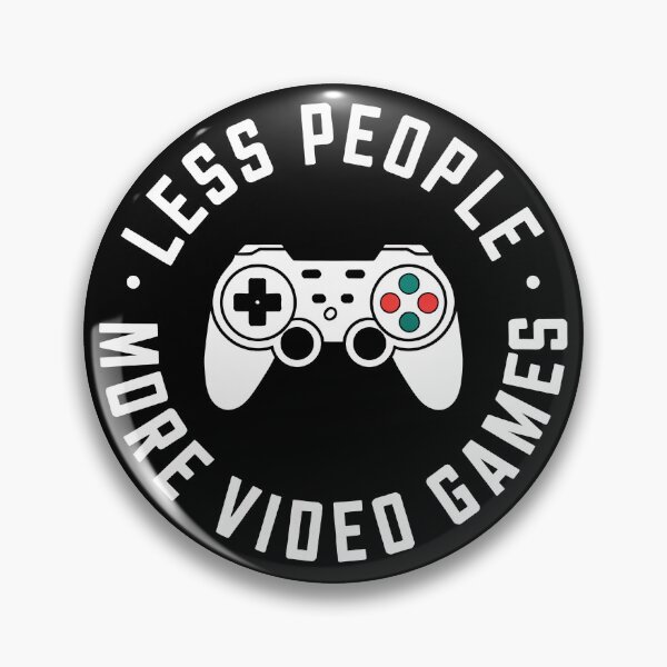 Item preview, Less People More Video Games Gamer Retro Men Women Kids designed and sold by rafaeltto.