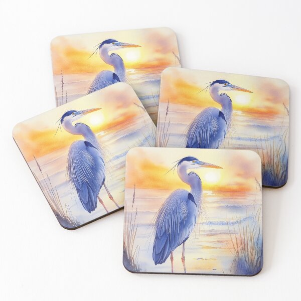 Item preview, Heron at the Beach designed and sold by laurashawart.