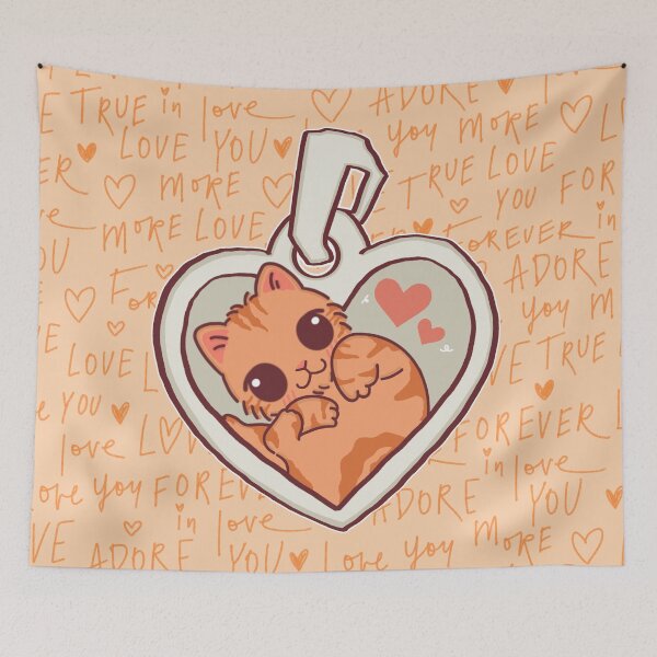 Item preview, Love Locket with Tabby Cat designed and sold by BGMeYou.