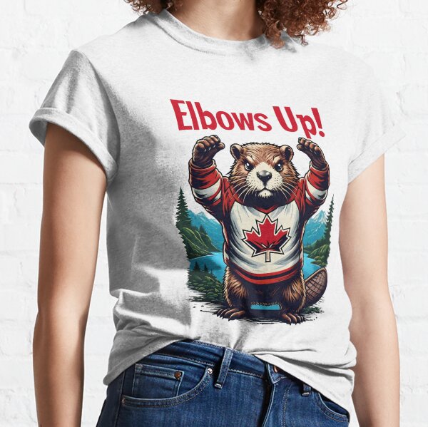 Item preview, ELBOWS UP CANADA! designed and sold by Flowercita.