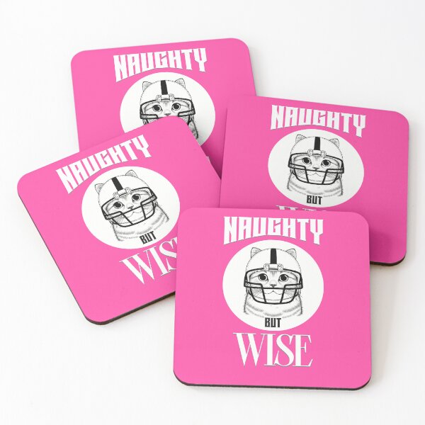Item preview, Naught and wise cat pink designed and sold by santoshputhran.