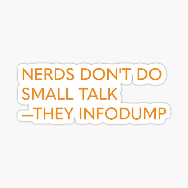 Item preview, NERDS INFODUMP designed and sold by Citatfabriken.