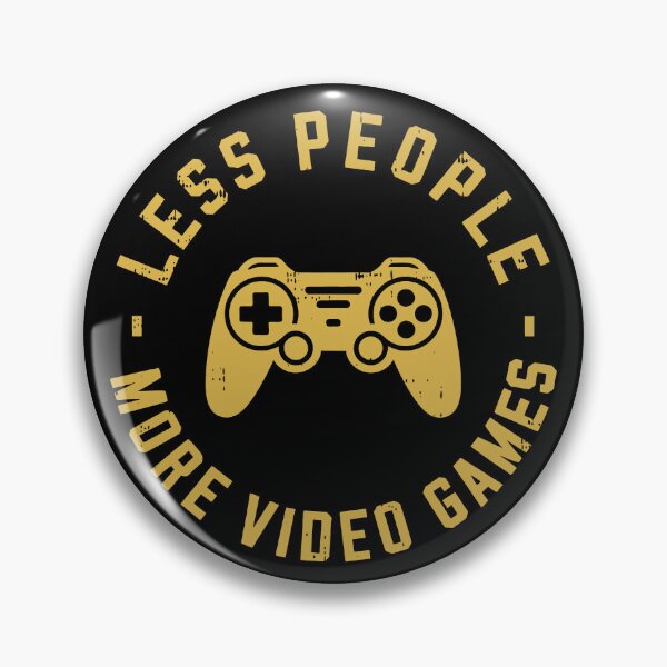 Item preview, Less People More Video Games Gamer Retro Men Women Kids designed and sold by rafaeltto.
