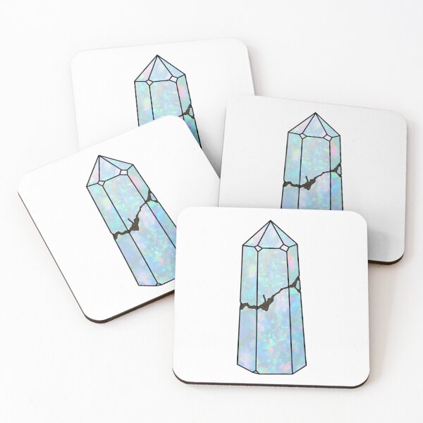 Item preview, White Fire Opal Obelisk designed and sold by paperandp!xels.