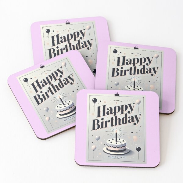 Item preview, Minimalist Trendy Birthday Celebration Design designed and sold by zion_prod.