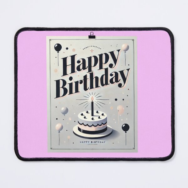 Item preview, Minimalist Trendy Birthday Celebration Design designed and sold by zion_prod.