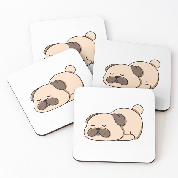 Item preview, Sleepy Pug Resting designed and sold by yogiskencing.