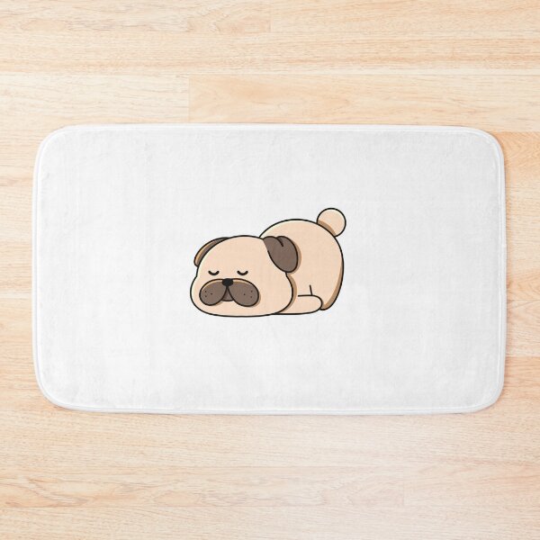 Item preview, Sleepy Pug Resting designed and sold by yogiskencing.