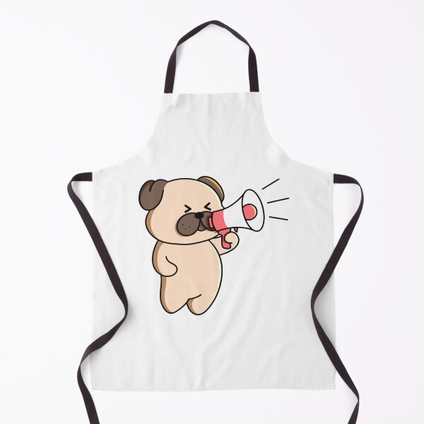 Item preview, Pug Announcer – Loud and Proud designed and sold by yogiskencing.