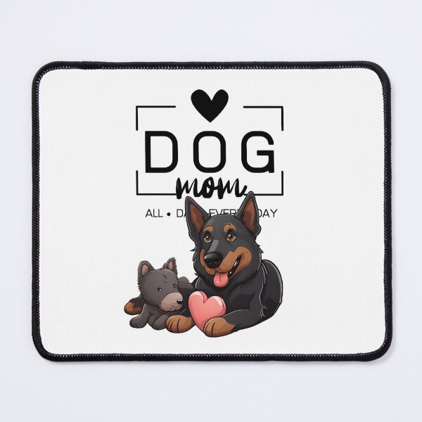 Item preview, Adorable Australian Kelpie with a Plush Teddy Bear – Cartoon Illustration designed and sold by GoodyPaws.