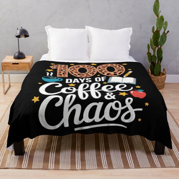 Item preview, Coffee Chaos 100th Day Of School Teachers designed and sold by savrmiller.