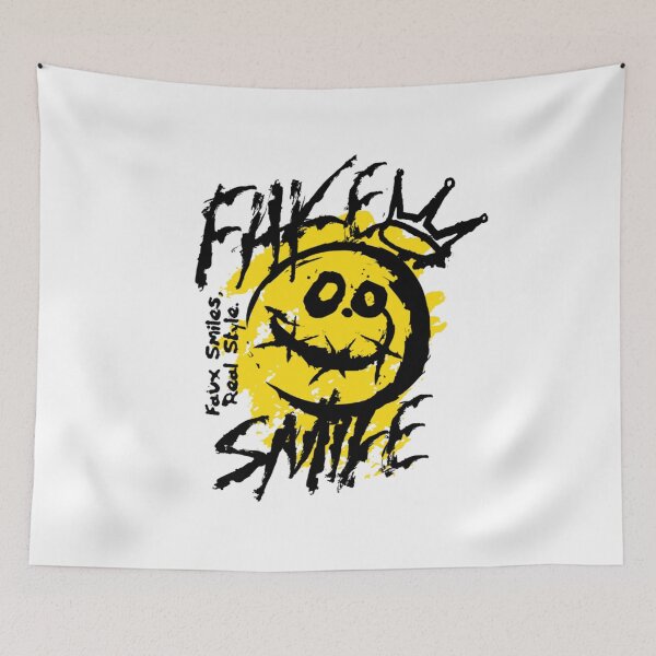 Item preview, "Fake Smile" – Emotional Aesthetic Design with Deep Meaning designed and sold by Colorful-Garden.