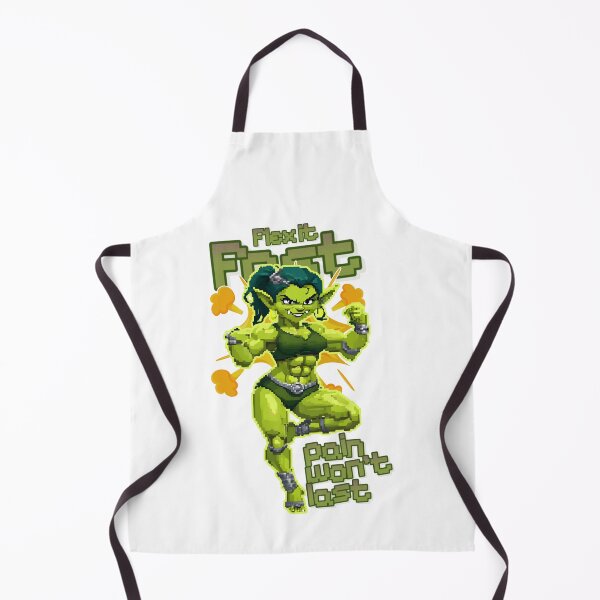 Item preview, Flex It Fast Pain Won’t Last Green Orc Strength designed and sold by SplashTastic.