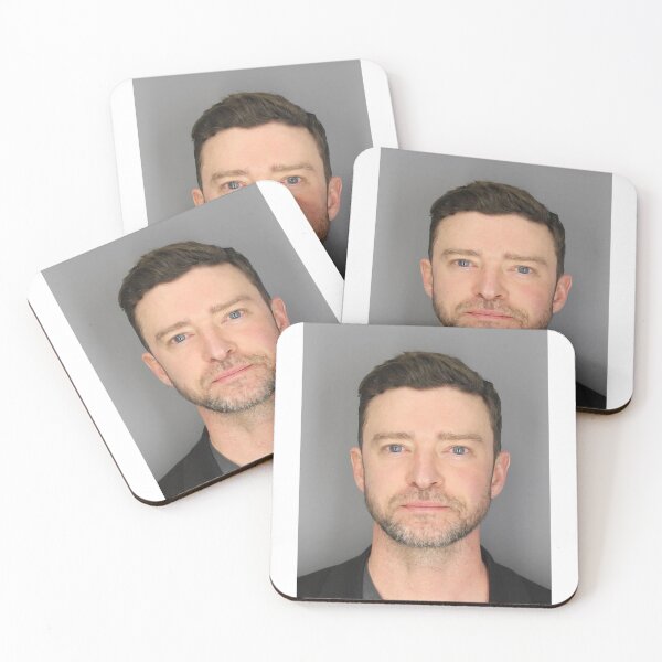 Item preview, Justin timberlake mugshot designed and sold by Tinybluebird.