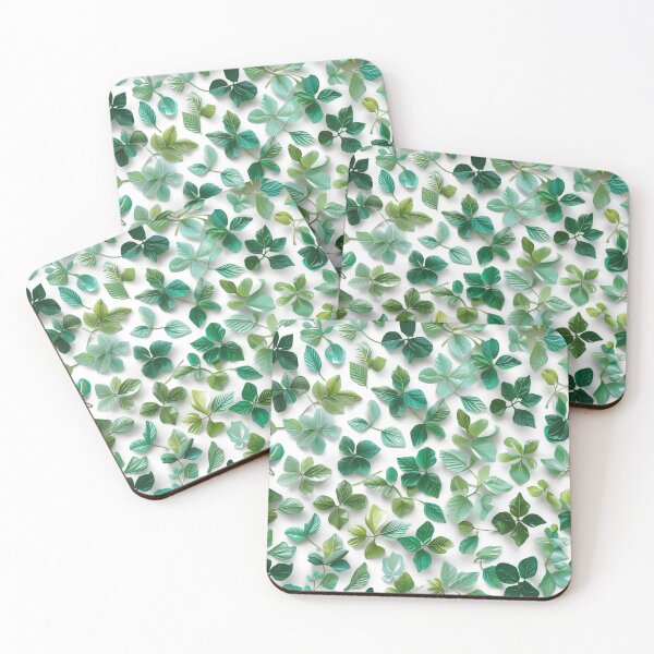 Item preview, Green leaves anime pattern  designed and sold by aqua1001.