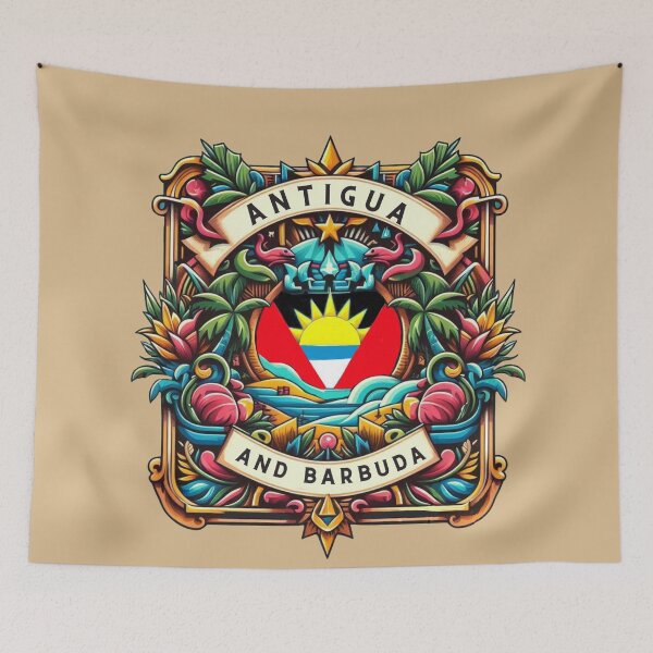 Item preview, Antigua and Barbuda designed and sold by Myra365Art.