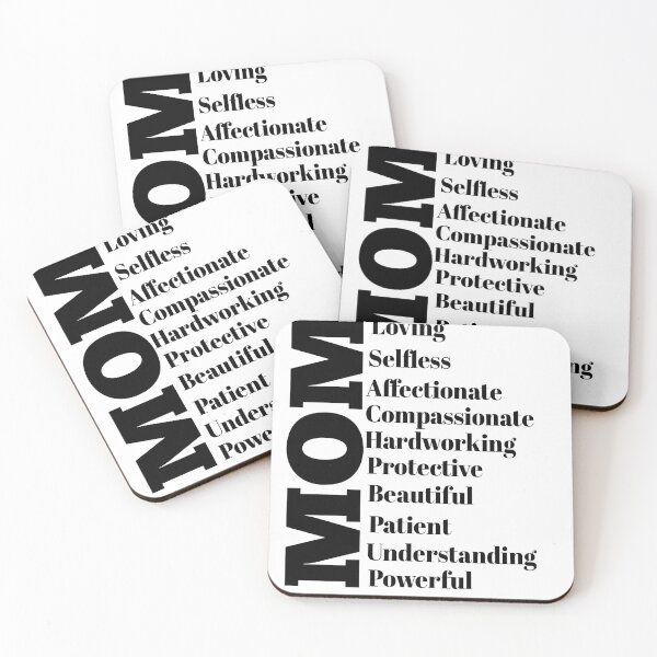 Item preview, MOM: A Tribute to Love, Strength & Compassion | Heartfelt Mother's Day Typography Design designed and sold by InsightA.