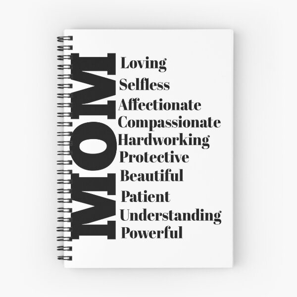 Item preview, MOM: A Tribute to Love, Strength & Compassion | Heartfelt Mother's Day Typography Design designed and sold by InsightA.