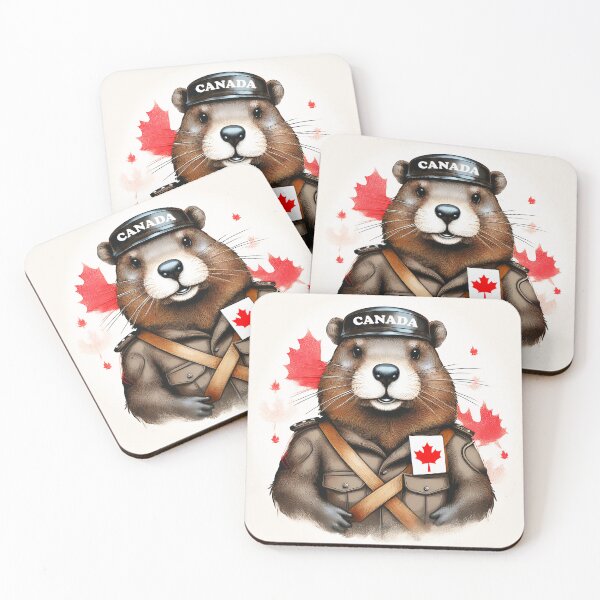 Item preview, Canadian Beaver ready to fight.  designed and sold by Flower Magic .