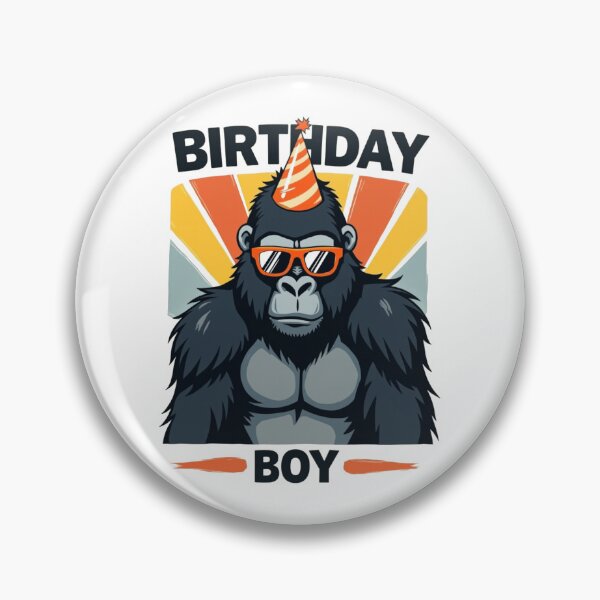 Item preview, Vintage Birthday Gorilla Party Hat designed and sold by Adrian Kane.
