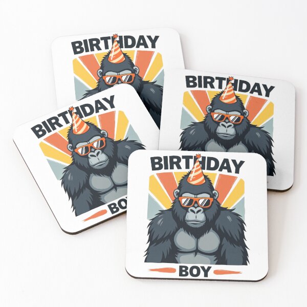 Item preview, Vintage Birthday Gorilla Party Hat designed and sold by Adrian Kane.